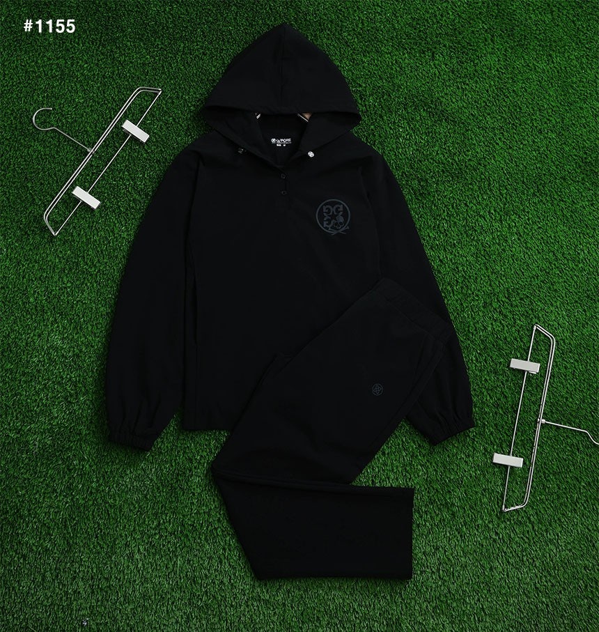 지포어 써클 GS 그래픽 후드 아노락 후드 & 팬츠 세트 - 2 Color
