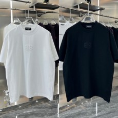 발렌시아가 25시즌 BB로고 백포인트 라운드 반팔티 - 2 Color