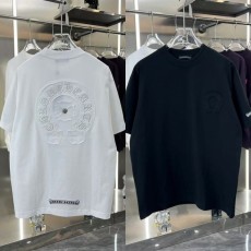 크롬하츠 25시즌 파츠 로고자수 라운드 반팔티 - 2 Color