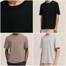 아미 로고 엠보 반팔 (3color)