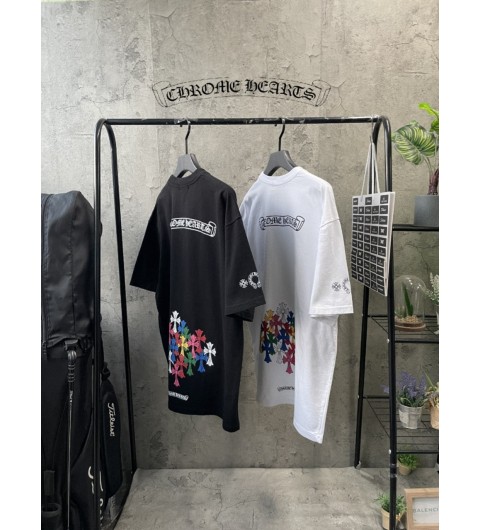 크롬하츠 커러프린팅 워싱티6 (2color)