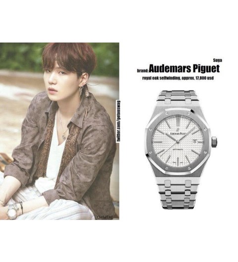 오데마피게 로열오크 15400 화이트판 (국내공장 AS가능)