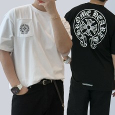 Chrome Hearts 크롬하츠 홀스슈 포켓 로고 반팔 (2color)
