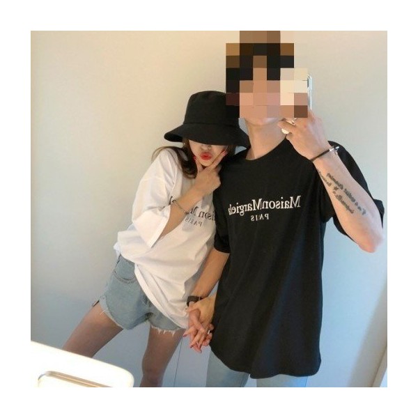 메종 마르지엘라 파리로고 반팔티 - 2 Color-레플리카 사이트 쇼핑몰
