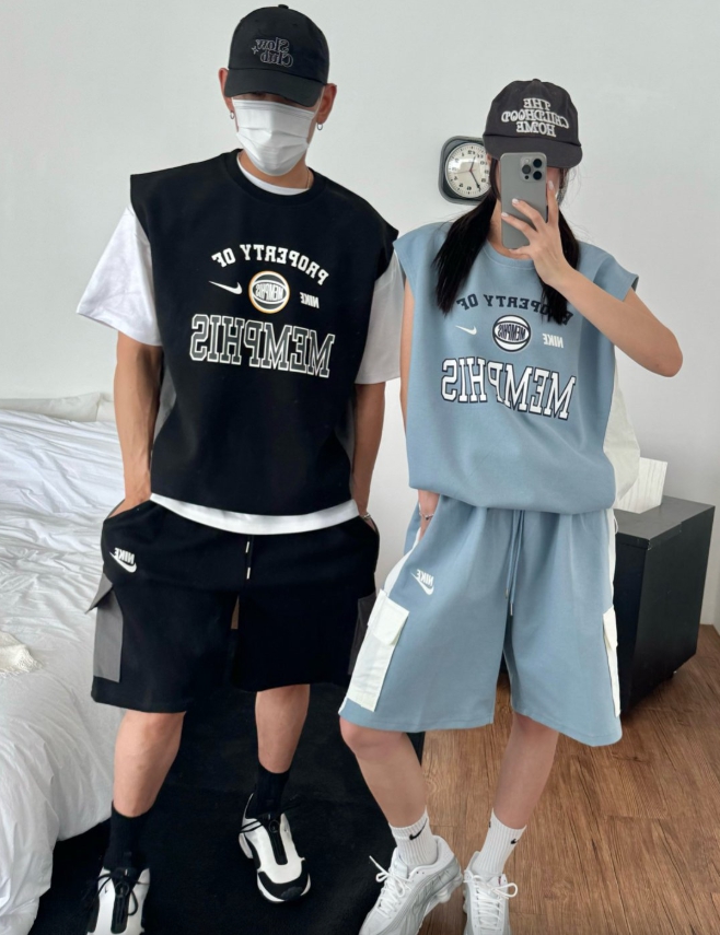 나이키 로고 멤피스 세트 3color