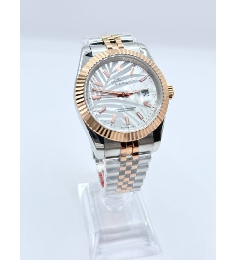 롤렉스 데이트저스트 플루티드 모티프 에버로즈 골드 쥬빌리 한정판 (국내공장 AS가능)