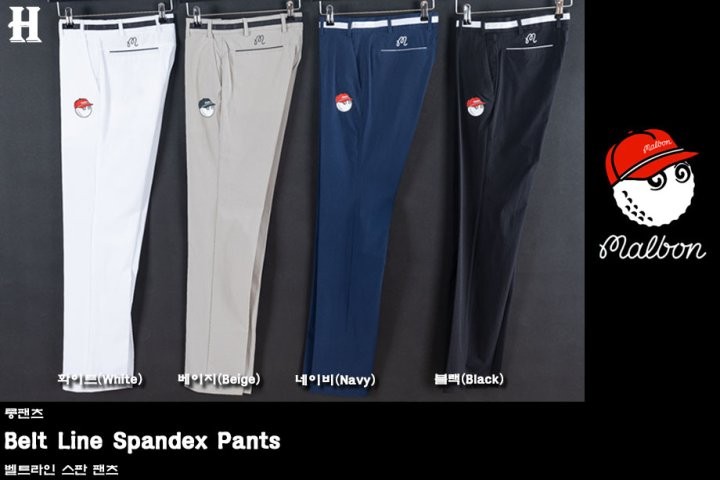 말본. 벨트라인 스판 팬츠 (4color) [size-30~40]