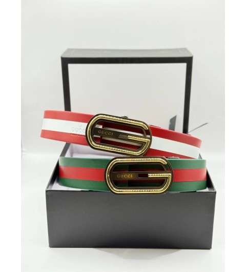 구찌 삼선 벨트 2color