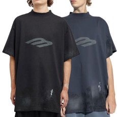 발렌시아가 그래픽 로고 페인티드 반팔 티셔츠 (2color)