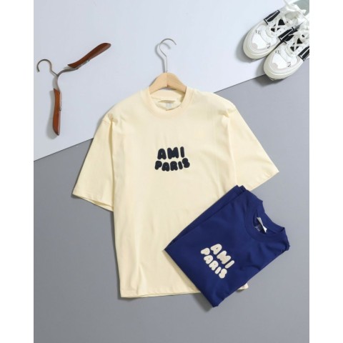 아미 파리 로고패치 반팔티 - 2 Color