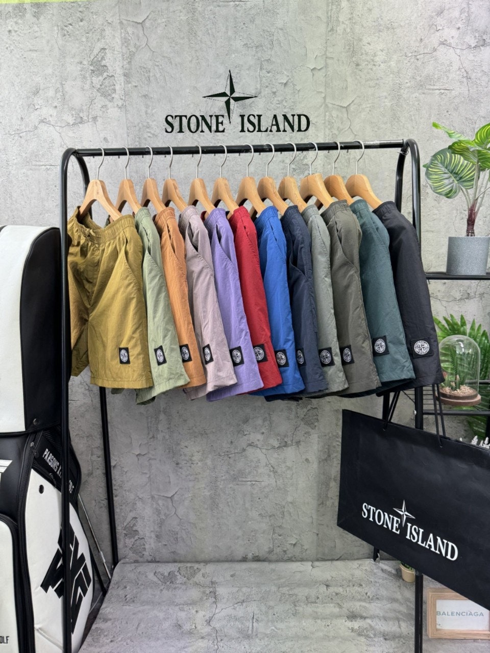 스톤아일랜드 일론 패치 하프팬츠 12color
