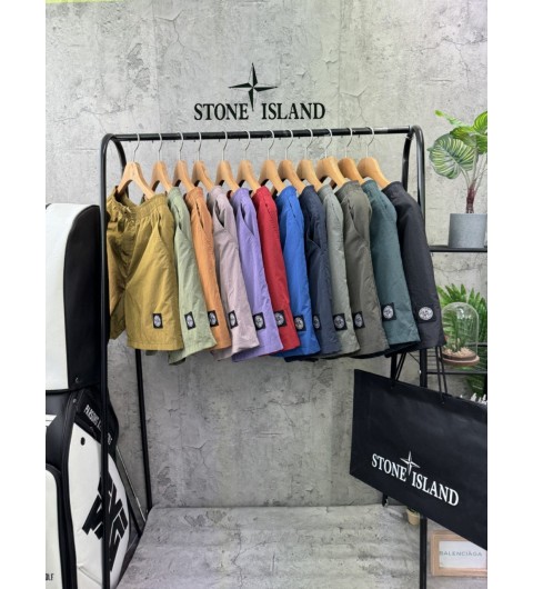 스톤아일랜드 나일론 패치 하프팬츠 12color