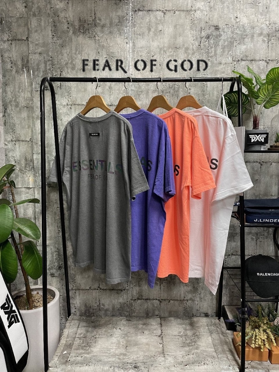 피어오브갓 오로라 피그먼트 워싱 반팔티 4color