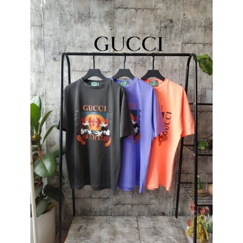 구찌 미키 피그먼트 반팔티 4color