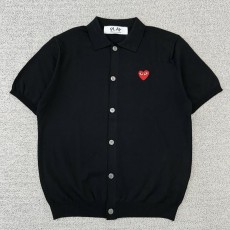 꼼데가르송 쿨 반팔 니트 가디건 (2color) -20267