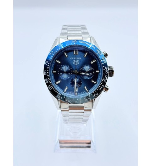 태그호이어 까레라 칼리브 02 스포츠 블루다이얼 (국내공장 AS가능)