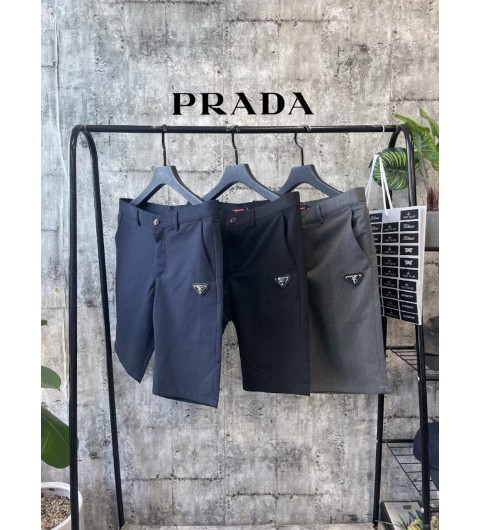 [30~40] 프라다 삼각와팬 5부 슬랙스PT (3color)