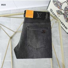 루이비통 LV포켓 자수로고 스판 데님진