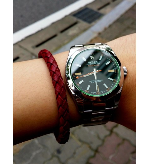 롤렉스 밀가우스 40mm 116400GV 인텐스 블랙 오이스터 (국내공장 AS가능)