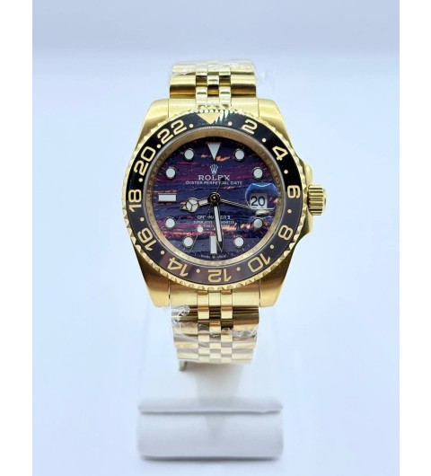 롤렉스 GMT-마스터 II 오이스터, 40mm, 옐로우 골드 (국내공장 AS가능)