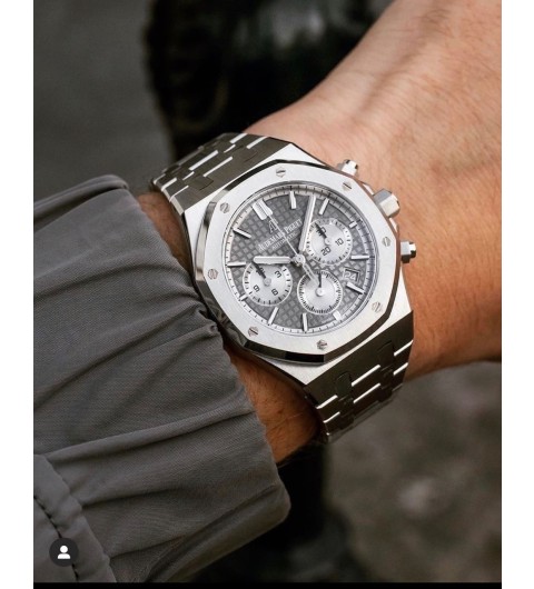 오데마피게 로얄오크 그레이판 크로노 그래프 (국내공장 AS가능)