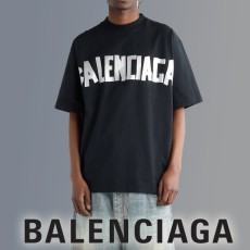 발렌시아가 뉴 테이프 타입 반팔 티셔츠