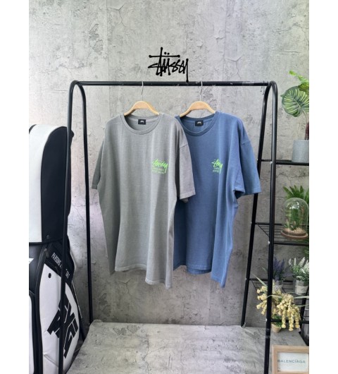 스투시 민트로고 피그먼트 반팔티 (2color)