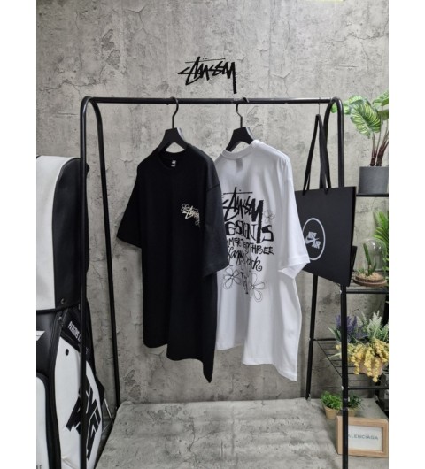 스투시 디자인 로고 반팔티 (2color)
