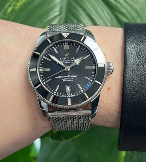 브라이틀링 슈퍼오션 헤리티지 B20 오토매틱 44 스틸 블랙 메탈 (국내공장 AS가능)