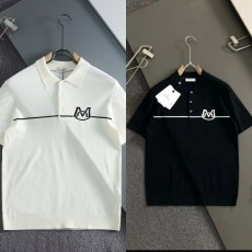 몽클레어 믹스로고 카라 반팔 쿨니트 - 2 Color