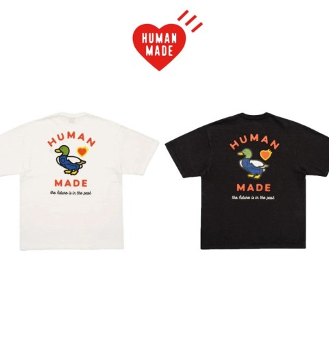 휴먼메이드 덕 그래픽 반팔티 - 2 Color
