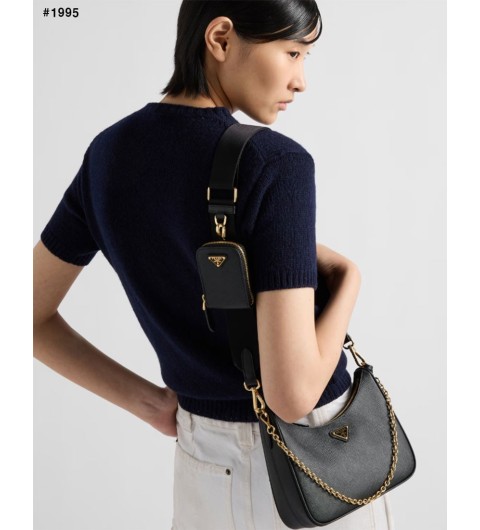 프라다 리에디션 가죽 숄더백