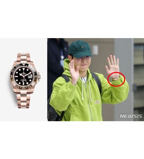 롤렉스 GMT마스터2 루트비어 금통 23년 이강인 시계 (국내공장 AS가능)