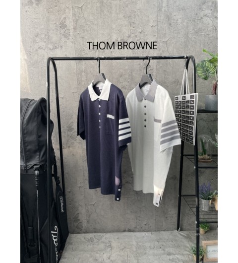 톰브라운 포켓카라 니트 (2color)