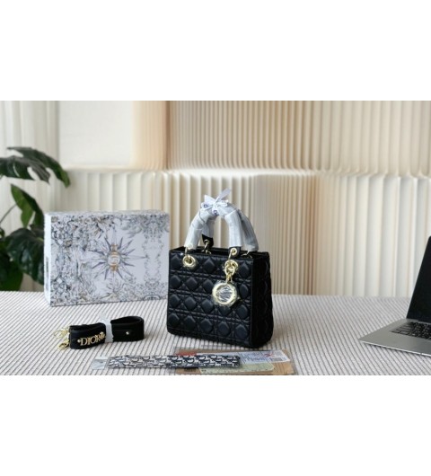 디올 레이디백 스몰 블랙