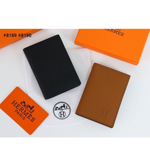 에르메스 H 엠보 클래식 카드 지갑 - 2 Color