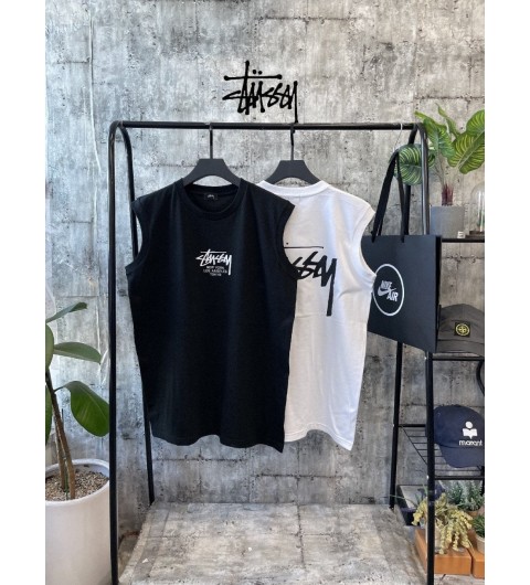 스투시 베이직로고 나시티 (2color)