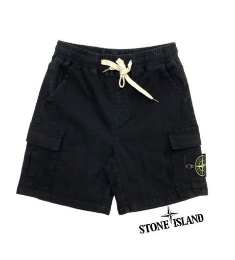 스톤아일랜드 밴딩 워싱 카고반바지 (4color) -20337