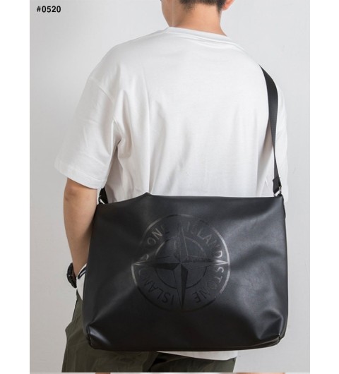 스톤아일랜드 클래식 콤파스 로고 크로스백