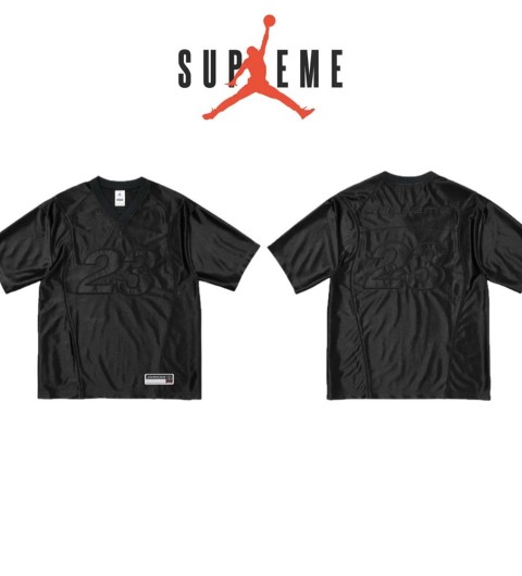 슈프림 x 조던 웜 업 저지 반팔티