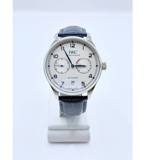 IWC 샤프하우젠 포르투기저 은장 가죽 (국내공장 AS가능)