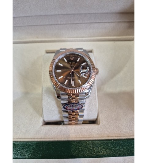 롤렉스 데이트저스트 41mm 초콜릿 쥬빌리 - 클린공장