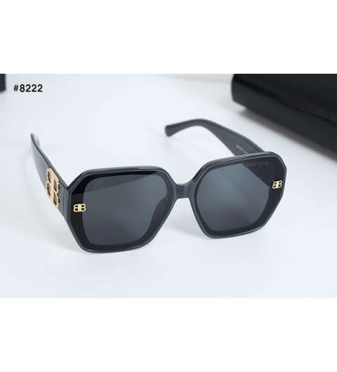 발렌시아가 BB 로고 스퀘어 선글라스