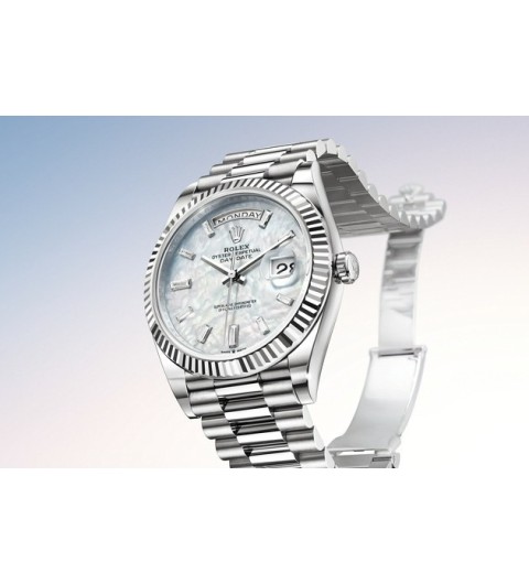 롤렉스 데이 데이트 실버 크리스탈 2025 오이스터  (국내공장 AS가능)