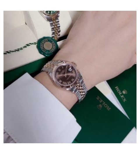 롤렉스 레이디-데이트저스트 28mm 279171 초콜릿 로만 쥬빌리  (국내공장 AS가능)