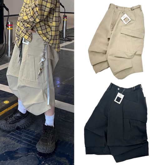 [Nonnod] 논노드 사이드 카고 쇼츠 (2color)