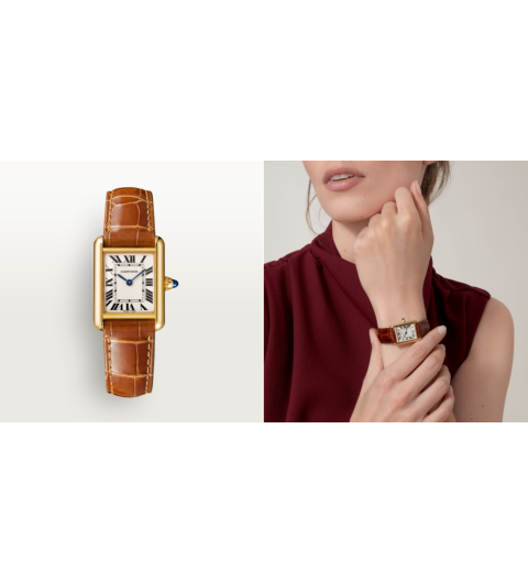 까르띠에 탱크 루이 브라운 스트랩 (국내공장 AS가능)