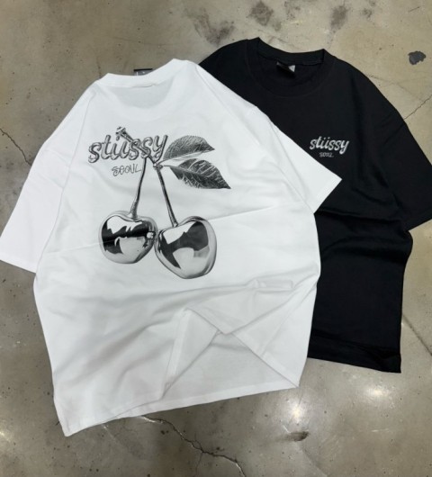 스투시 체리 반팔 (2color)