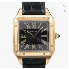 까르띠에 산토스 뒤몽 블랙 금장 (국내공장 AS가능)