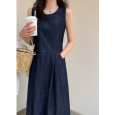 폴로 랄프로렌 데님 민소매 롱 원피스 -20365